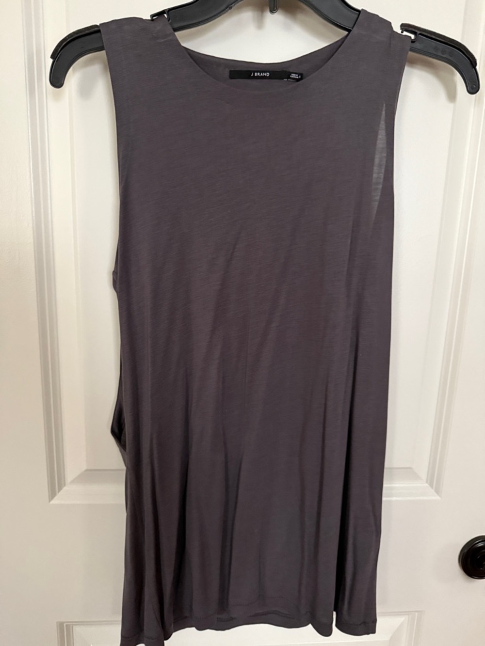 J Brand Sleeveless Tank in Charcoal Gray